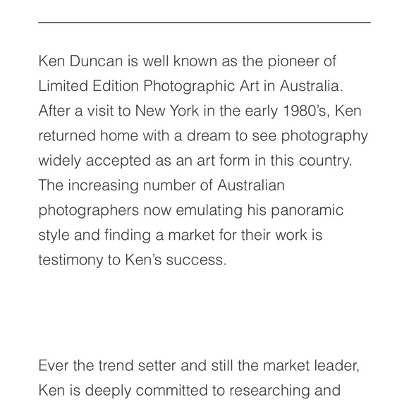 Ken Duncan Renowned Australian Photographer Uluru Print in lovely arched frame - Picture 11 of 11
